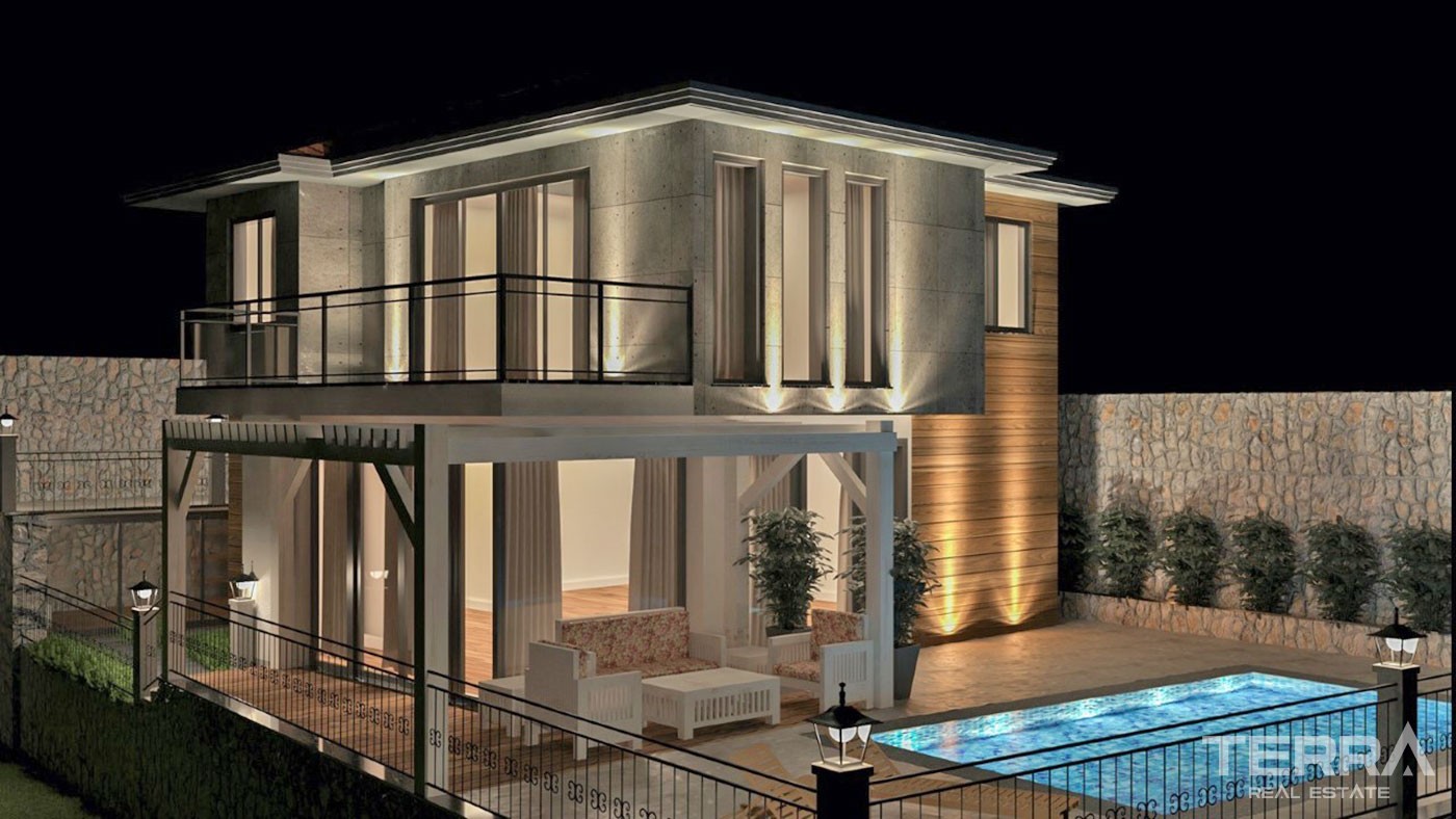 Authentic and Modern Style Sea-view Villa for Sale in Alanya Tepe - 43640