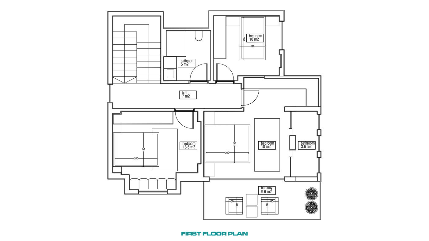 Authentic and Modern Style Sea-view Villa for Sale in Alanya Tepe - 43643