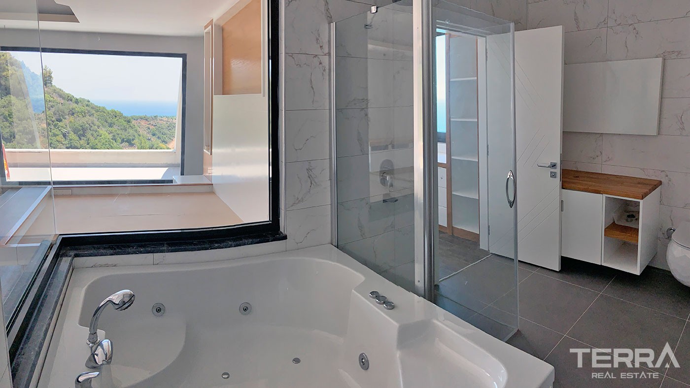 Delightful Detached Villas with Panoramic Sea View to Buy in Alanya - 43935