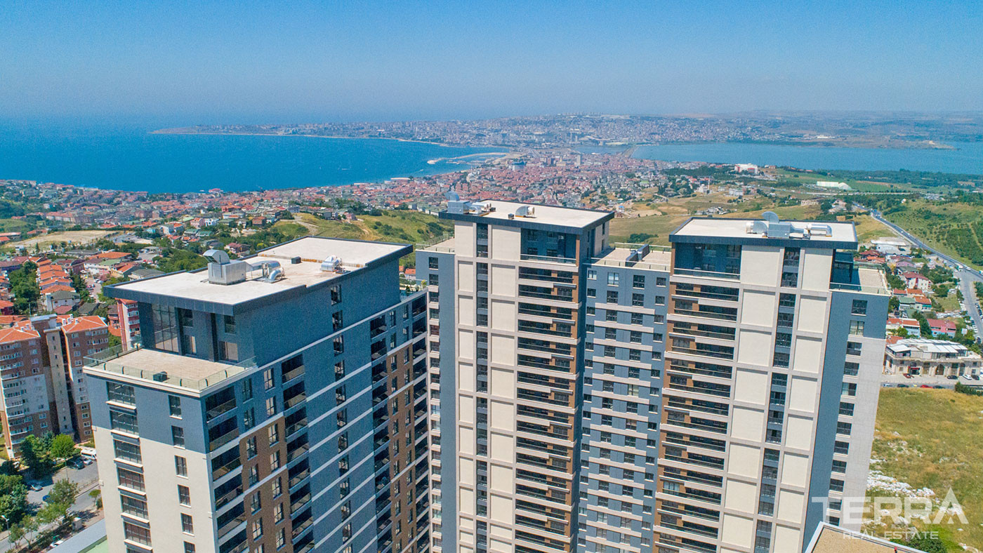 Centralnie położone apartamenty z widokiem na morze w Stambule - 66981