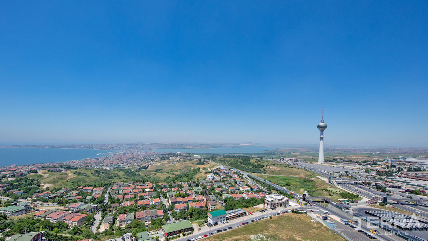 Centralnie położone apartamenty z widokiem na morze w Stambule - 66991