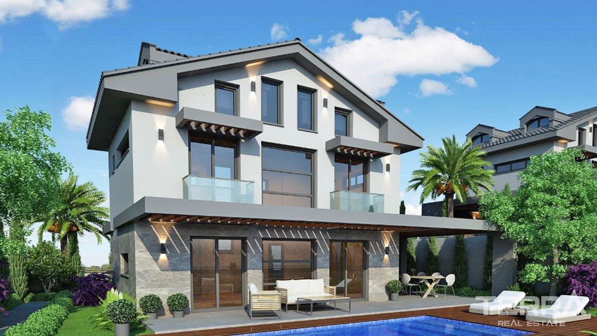 New Villa with Mountain and Distant Sea View to Buy in Ovacık Fethiye - 44046