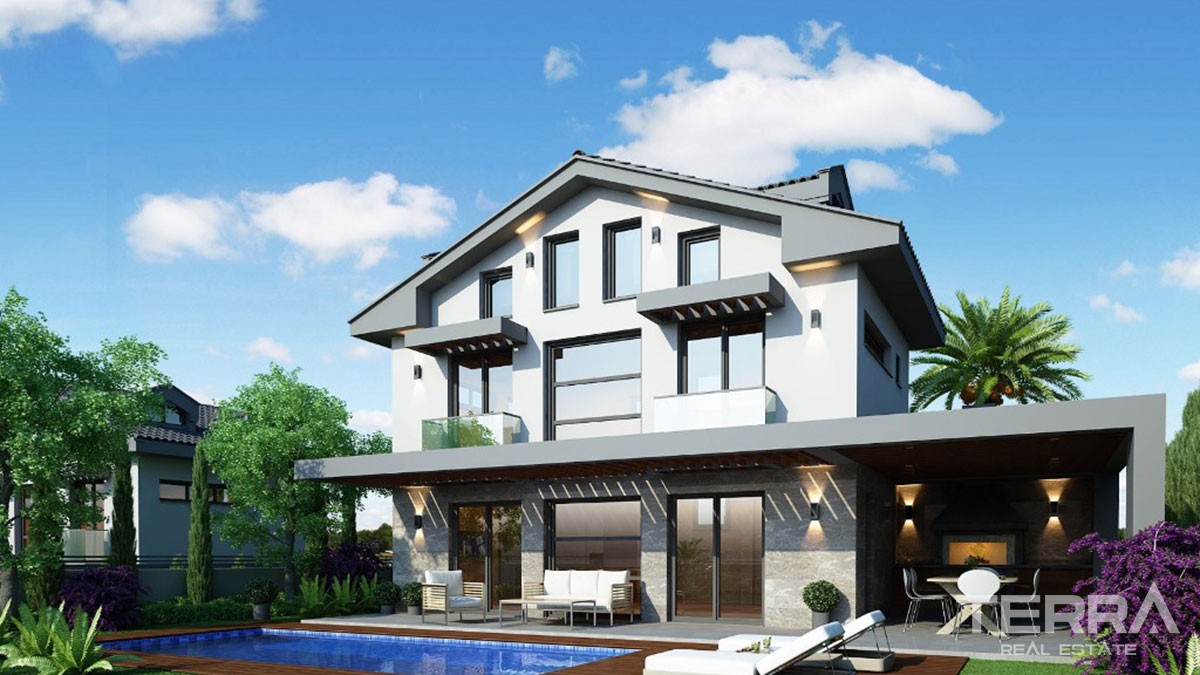 New Villa with Mountain and Distant Sea View to Buy in Ovacık Fethiye - 44050