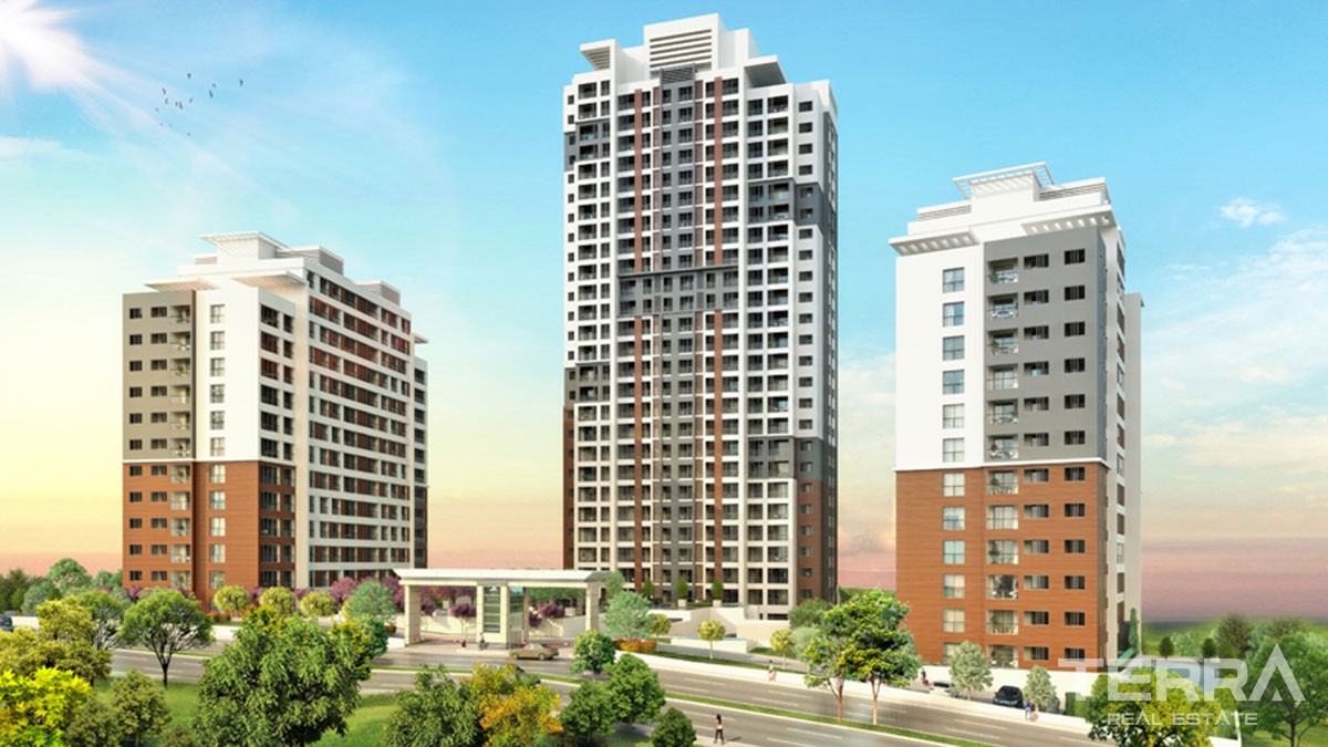 Key-Ready Apartments to Buy in a Luxurious Başakşehir Istanbul Complex - 44175