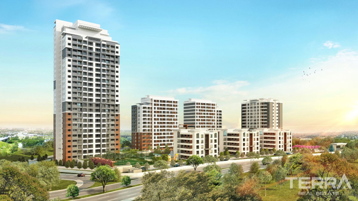Key-Ready Apartments to Buy in a Luxurious Başakşehir Istanbul Complex - 44181