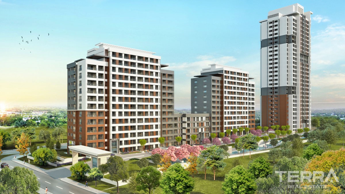 Key-Ready Apartments to Buy in a Luxurious Başakşehir Istanbul Complex - 44187