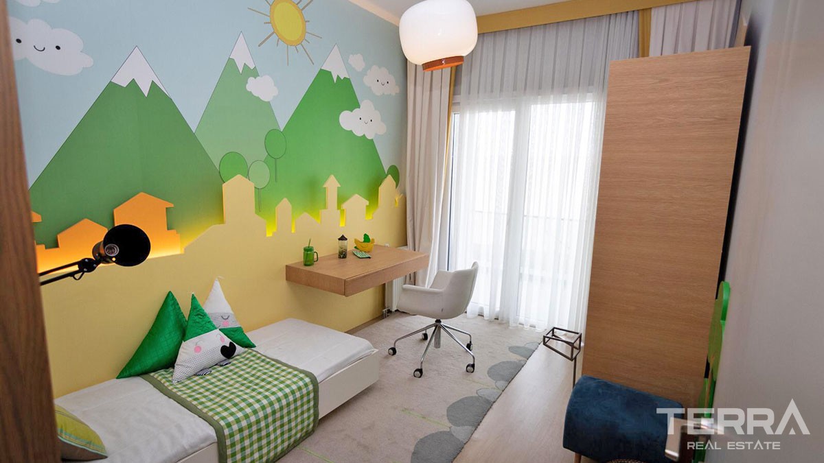 Key-Ready Apartments to Buy in a Luxurious Başakşehir Istanbul Complex - 44211