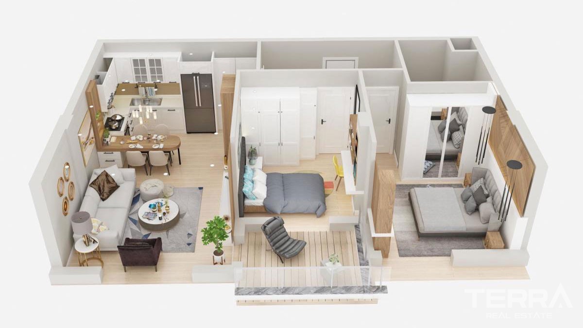 Fantastic Antalya Apartments with Rich Amenities for Sale in Konyaaltı - 44282