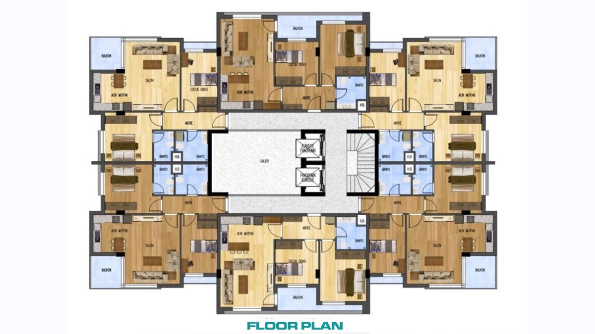 Fantastic Antalya Apartments with Rich Amenities for Sale in Konyaaltı - 44285