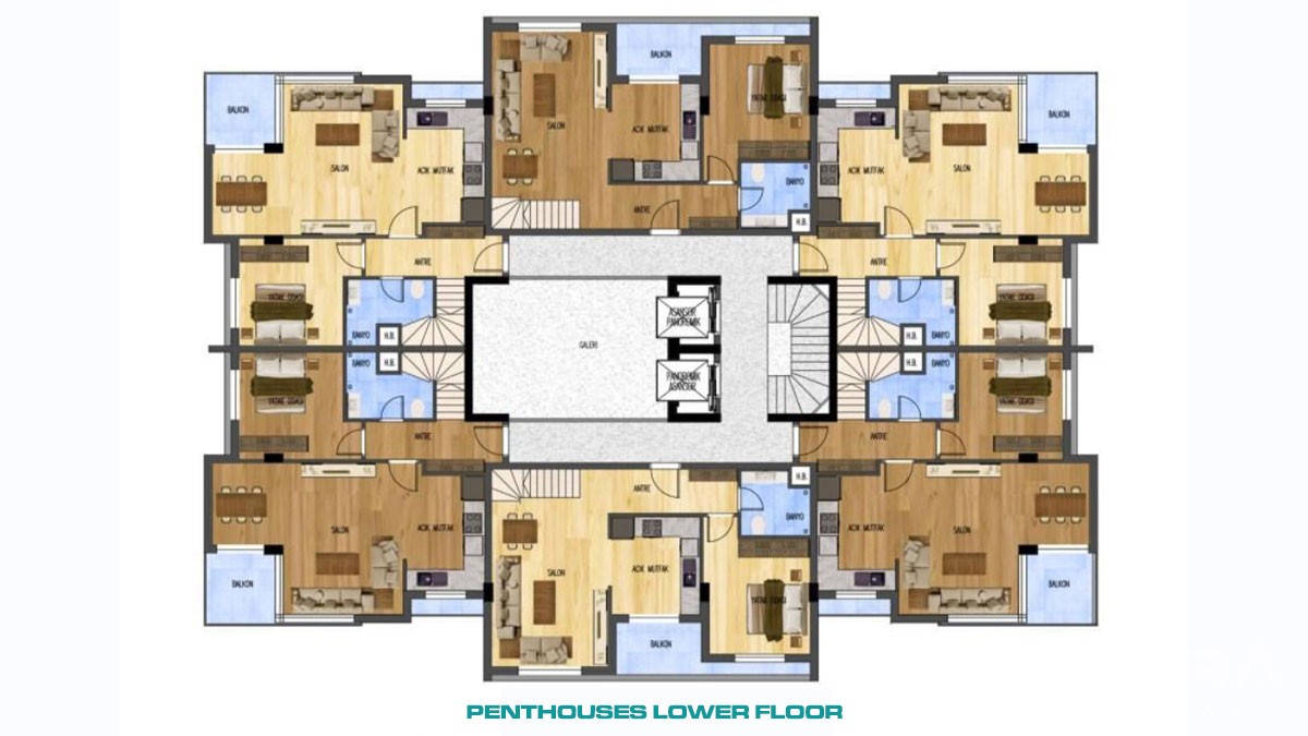 Fantastic Antalya Apartments with Rich Amenities for Sale in Konyaaltı - 44311