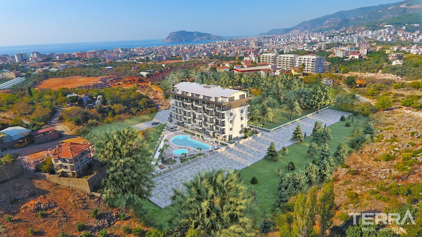 New Alanya Flats for Sale in Affordable Prices Close to Oba Beach