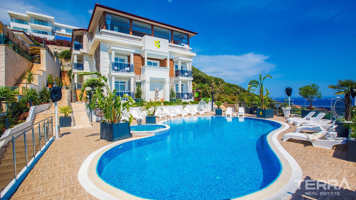 Luxury Boutique Hotel for Sale on Çukurbağ Peninsula in Kaş Antalya - 44832