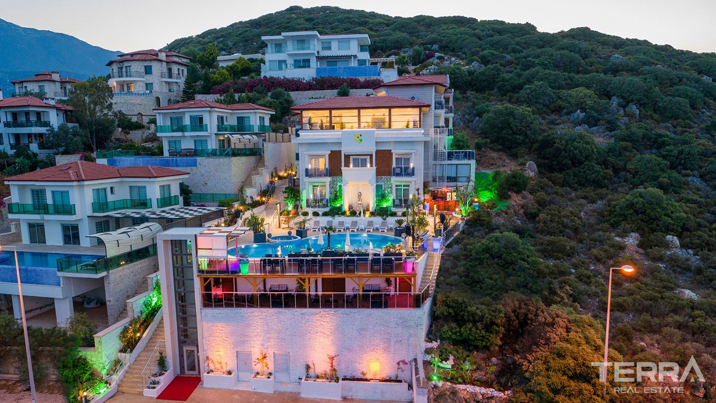 Luxury Boutique Hotel for Sale on Çukurbağ Peninsula in Kaş Antalya - 44835