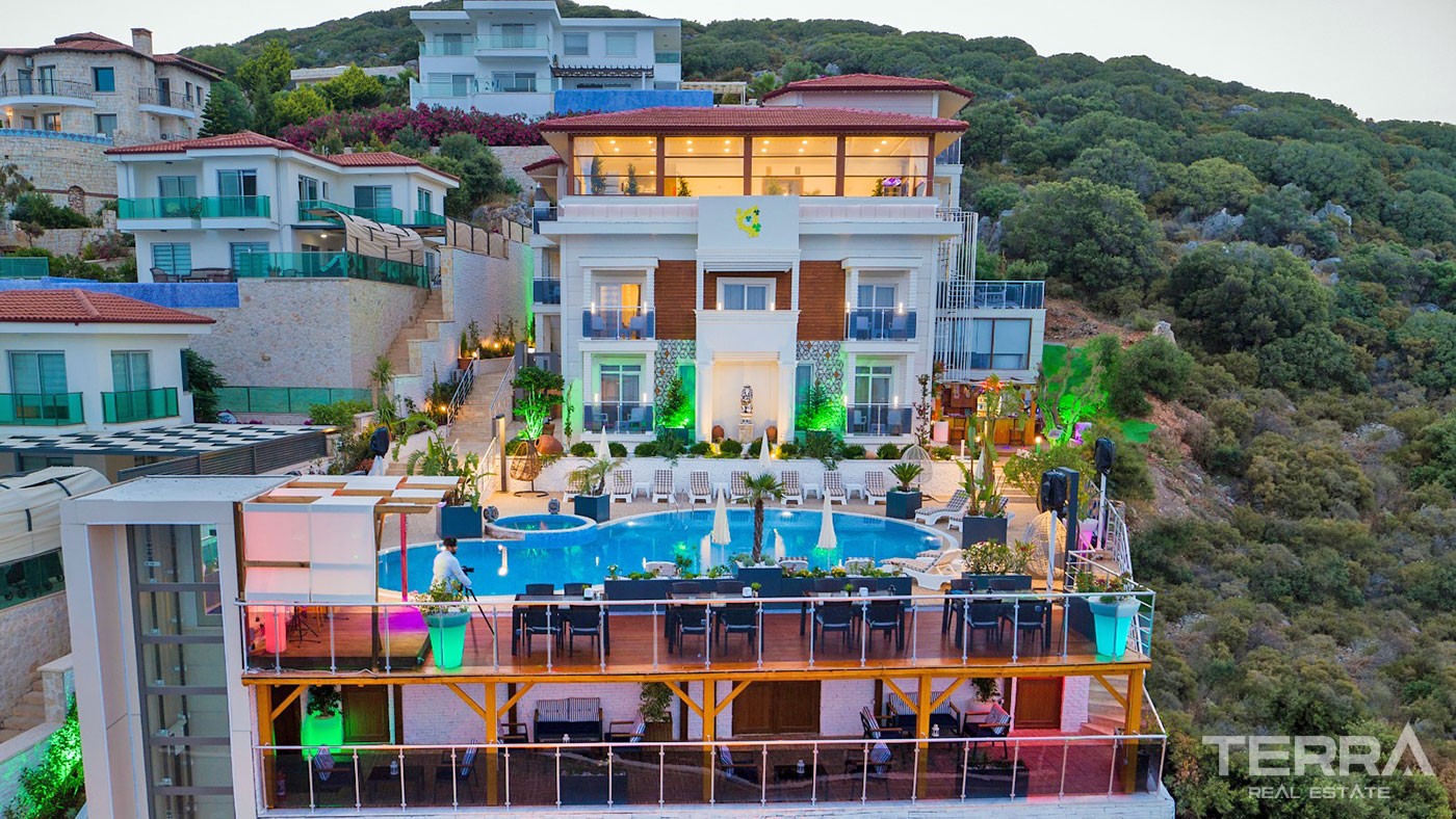 Luxury Boutique Hotel for Sale on Çukurbağ Peninsula in Kaş Antalya - 44836