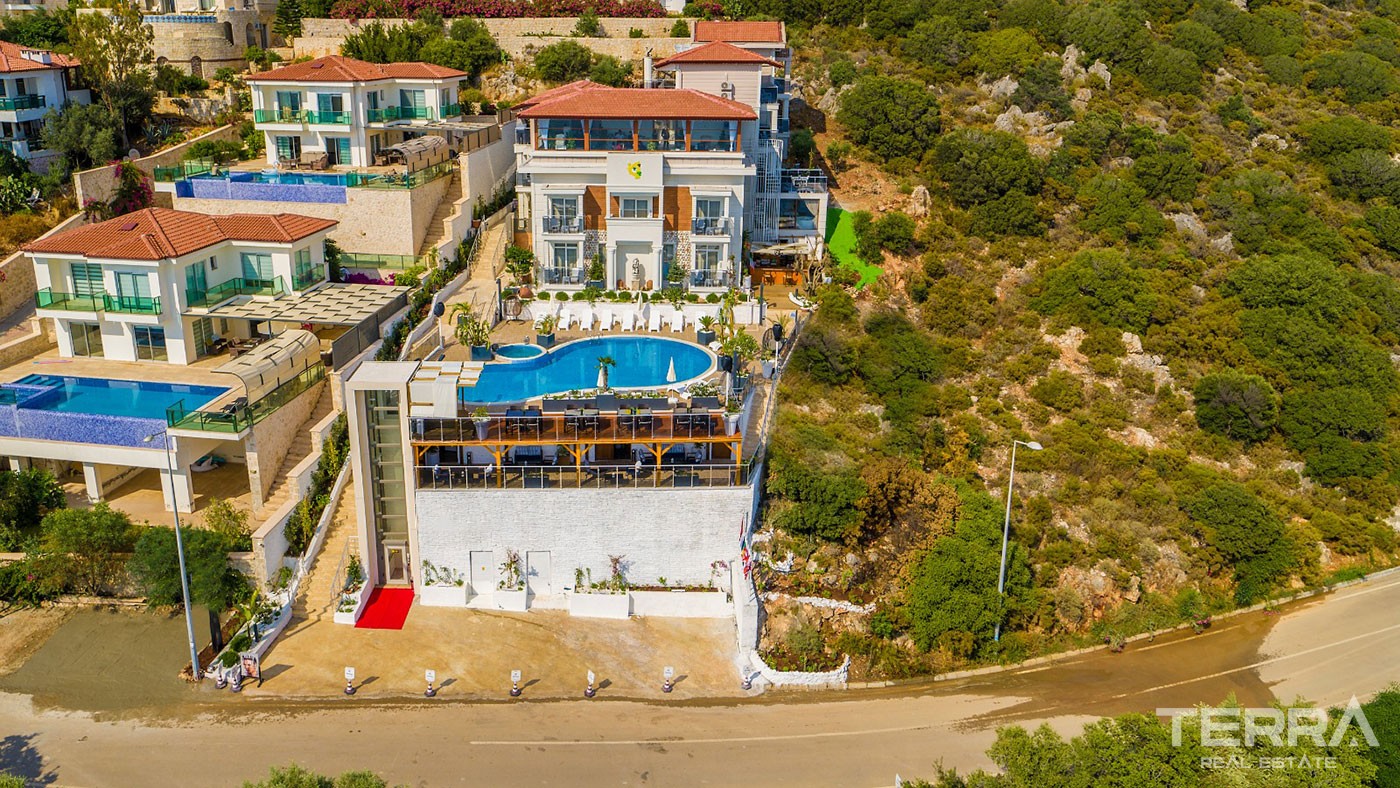 Luxury Boutique Hotel for Sale on Çukurbağ Peninsula in Kaş Antalya - 44837