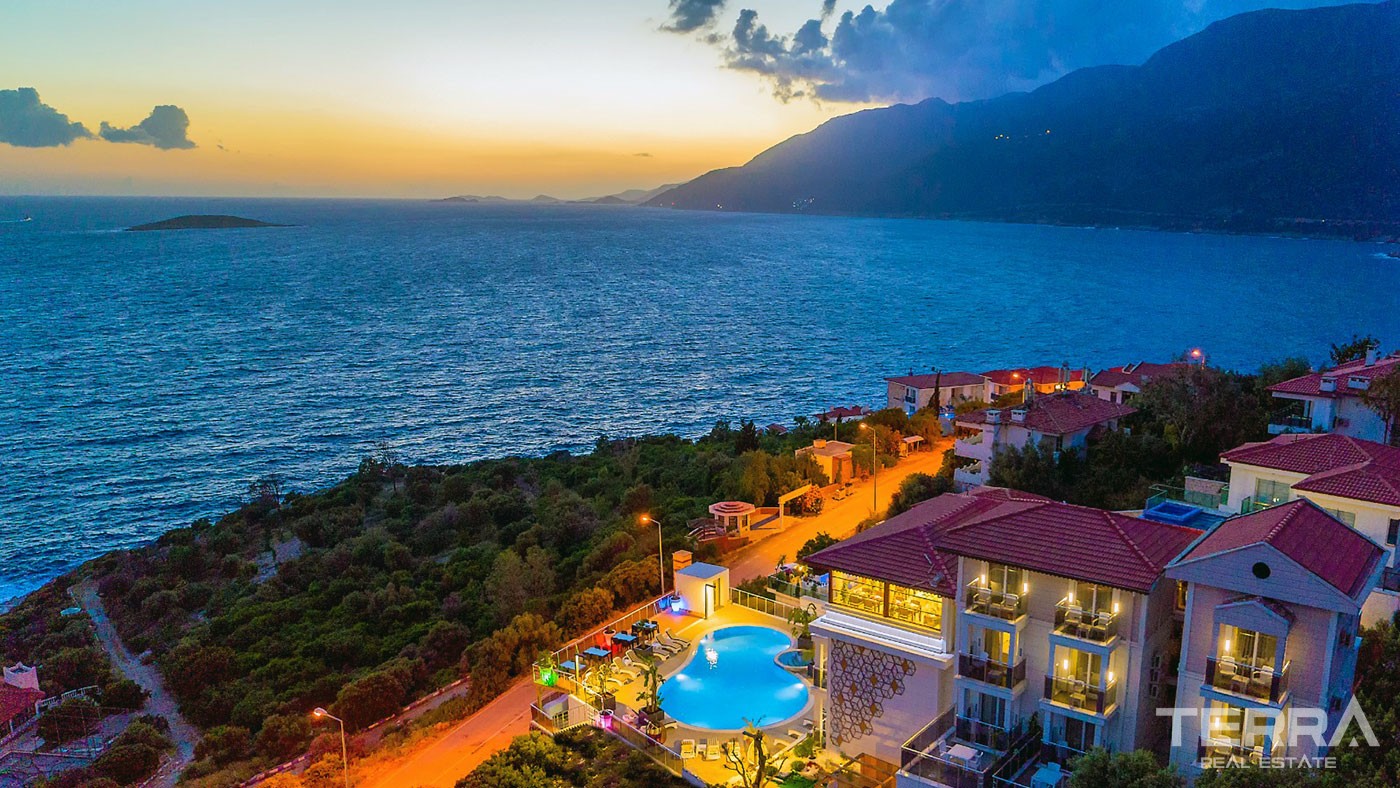 Luxury Boutique Hotel for Sale on Çukurbağ Peninsula in Kaş Antalya - 44839