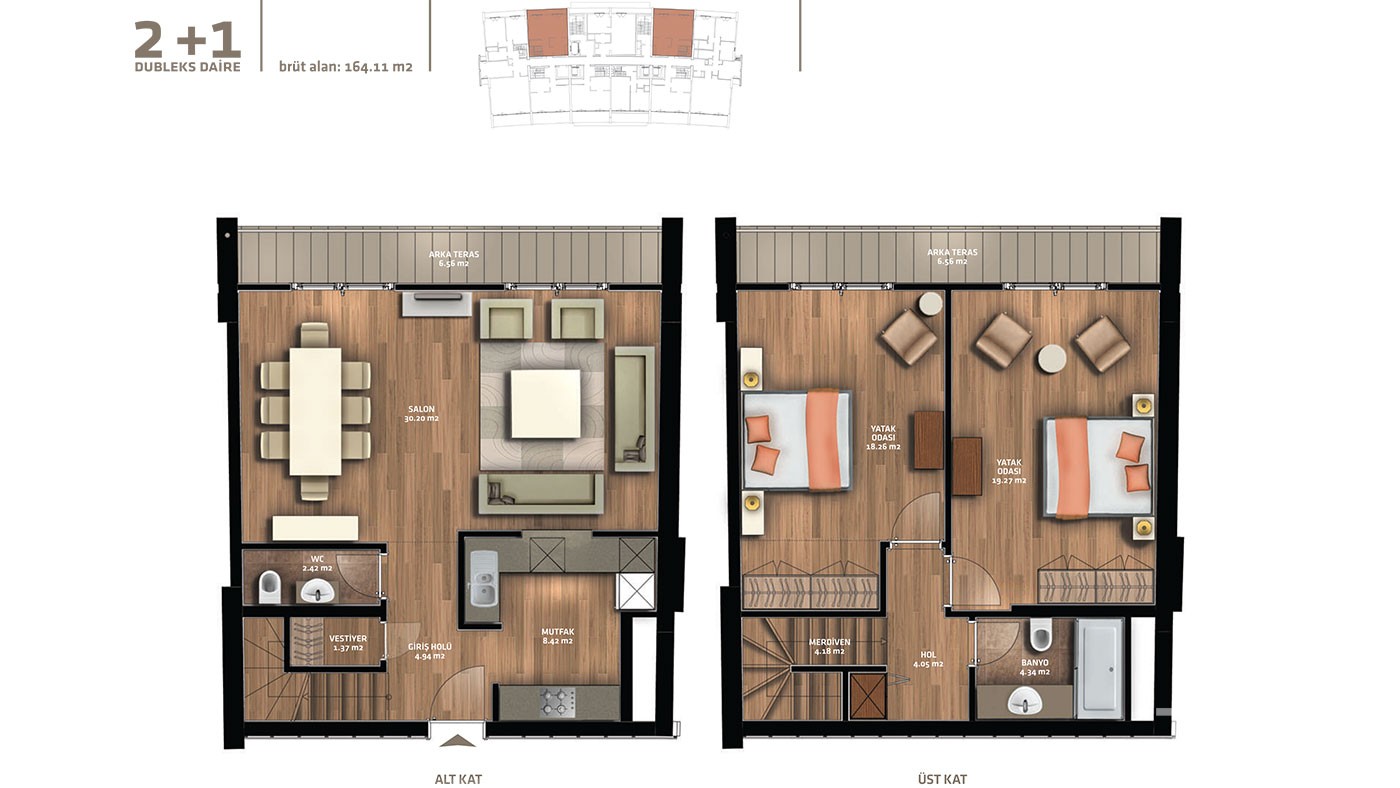 Appartements Spacieux Avec Terrasses à Vendre à Istanbul Büyükçekmece - 44915