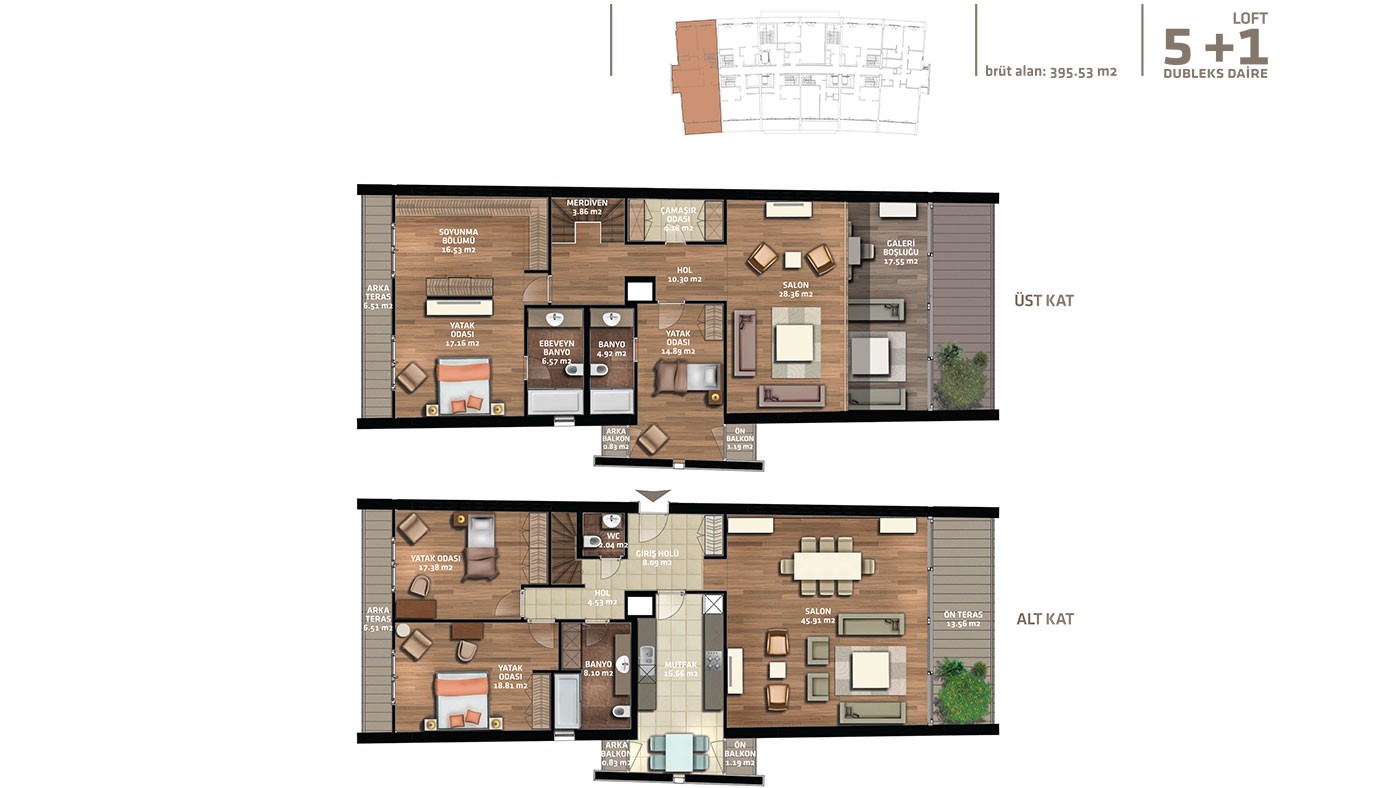 Appartements Spacieux Avec Terrasses à Vendre à Istanbul Büyükçekmece - 44920