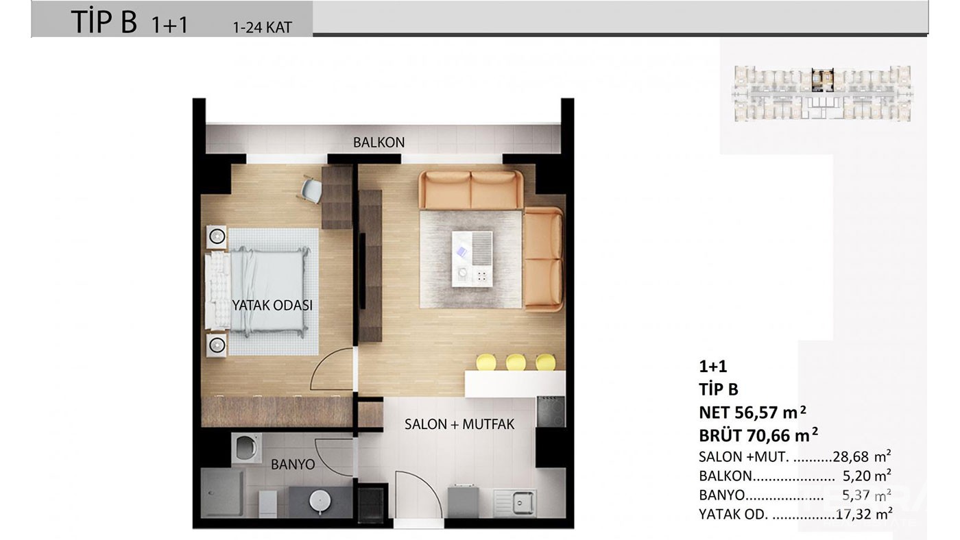 Investment Flats for Sale in European Part of Istanbul Esenyurt - 45289