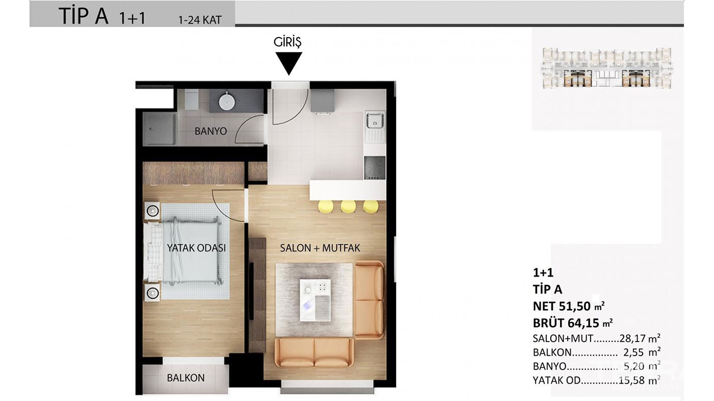Investment Flats for Sale in European Part of Istanbul Esenyurt - 45290