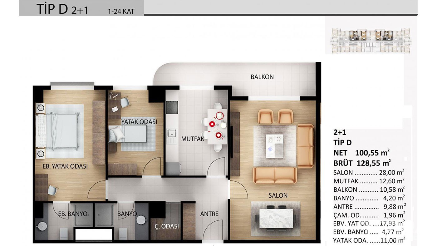 Investment Flats for Sale in European Part of Istanbul Esenyurt - 45292
