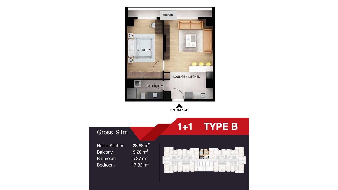 Investment Flats for Sale in European Part of Istanbul Esenyurt - 45296