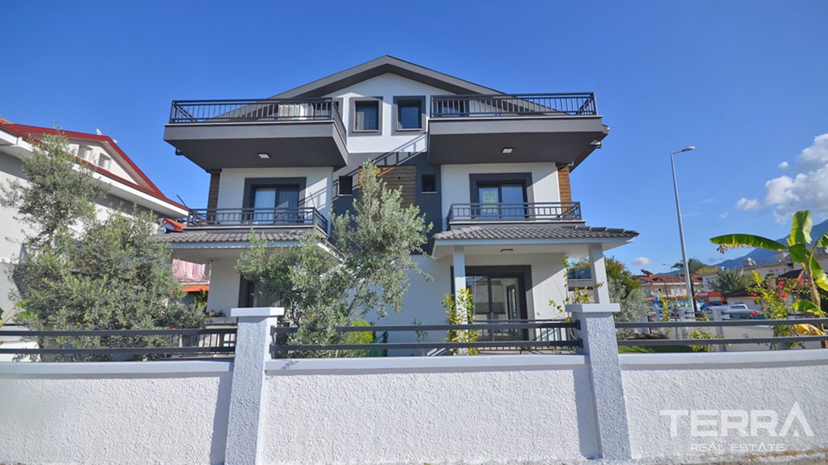 Semi-Detached 4-Bed Villa for Sale in Fethiye Town Center