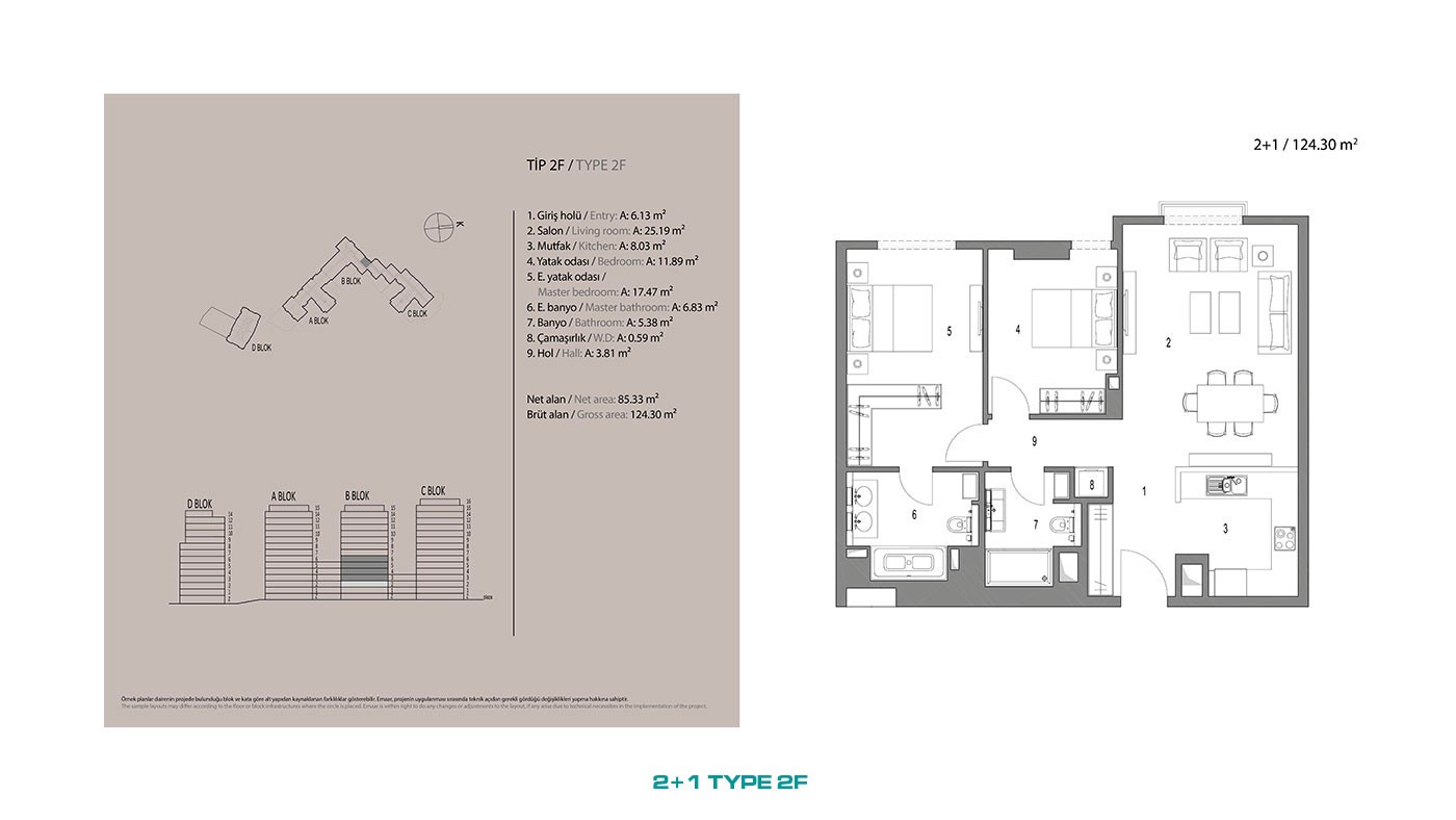 Luxury Flats for Sale in a Multifuncional Complex in Üsküdar Istanbul - 45854
