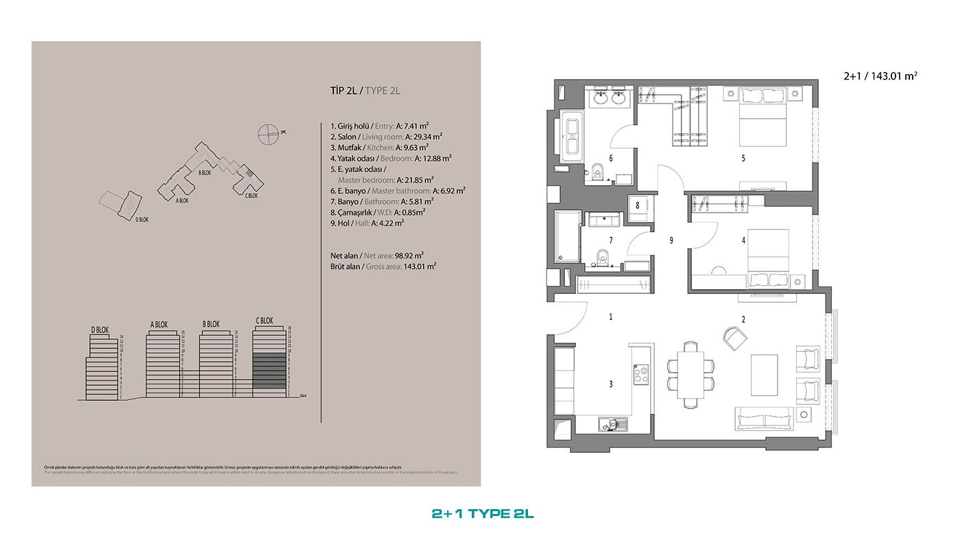 Luxury Flats for Sale in a Multifuncional Complex in Üsküdar Istanbul - 45856