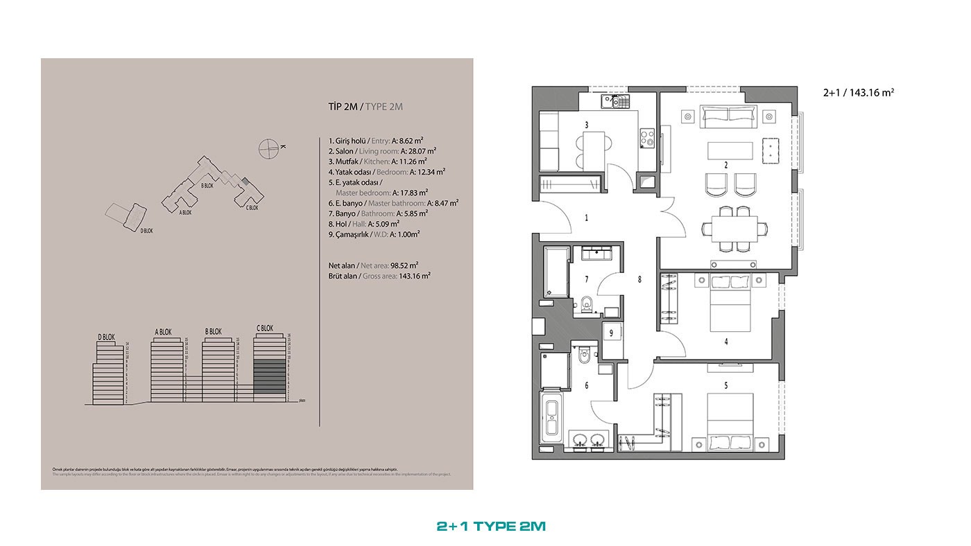 Luxury Flats for Sale in a Multifuncional Complex in Üsküdar Istanbul - 45857