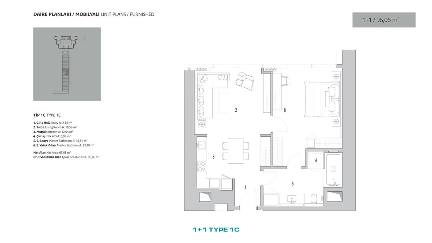 Luxury Flats for Sale in a Multifuncional Complex in Üsküdar Istanbul - 45867