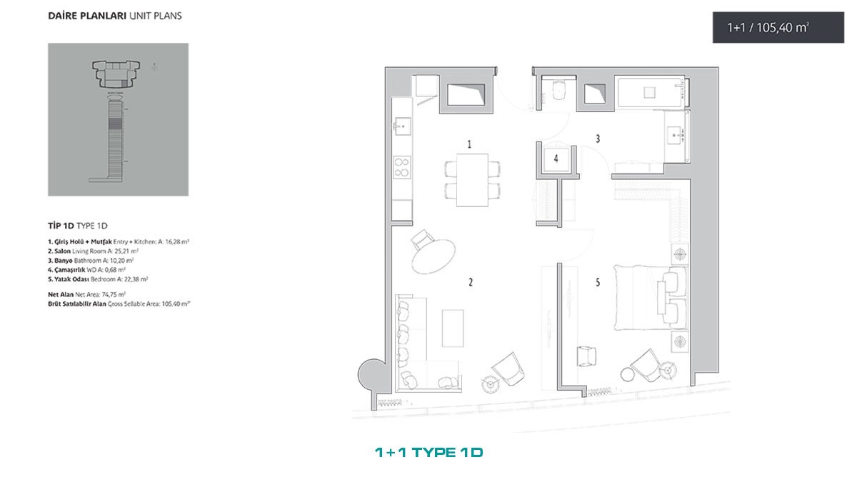 Luxury Flats for Sale in a Multifuncional Complex in Üsküdar Istanbul - 45877