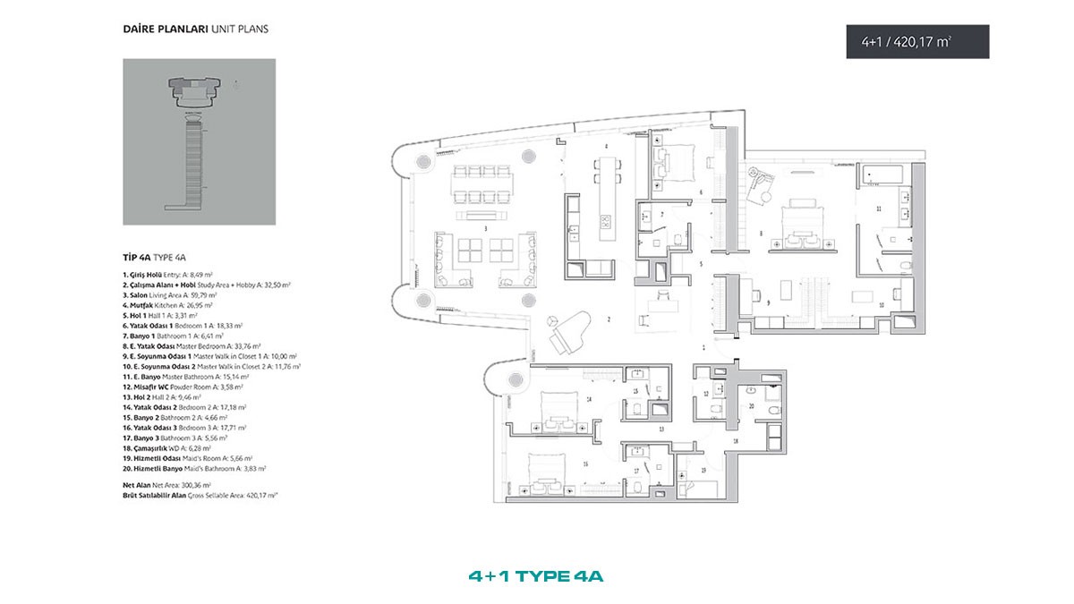 Luxury Flats for Sale in a Multifuncional Complex in Üsküdar Istanbul - 45883