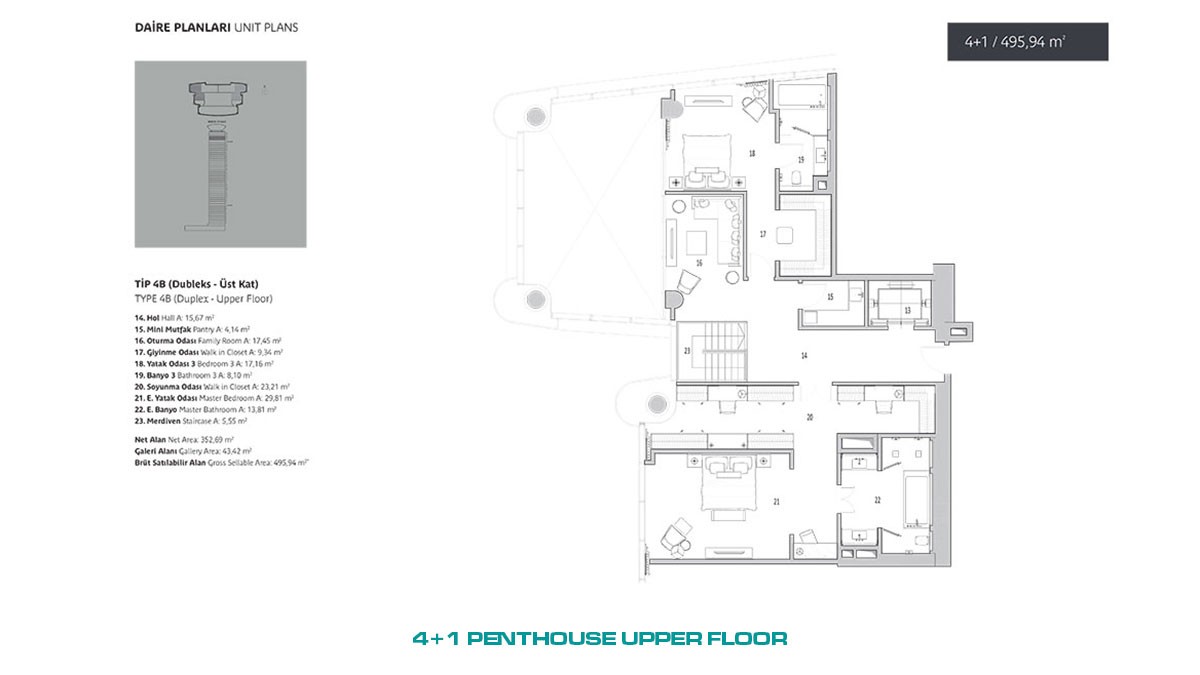 Luxury Flats for Sale in a Multifuncional Complex in Üsküdar Istanbul - 45885