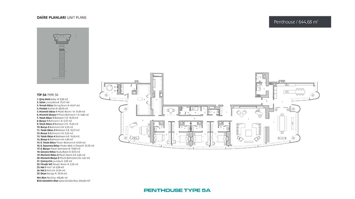 Luxury Flats for Sale in a Multifuncional Complex in Üsküdar Istanbul - 45886