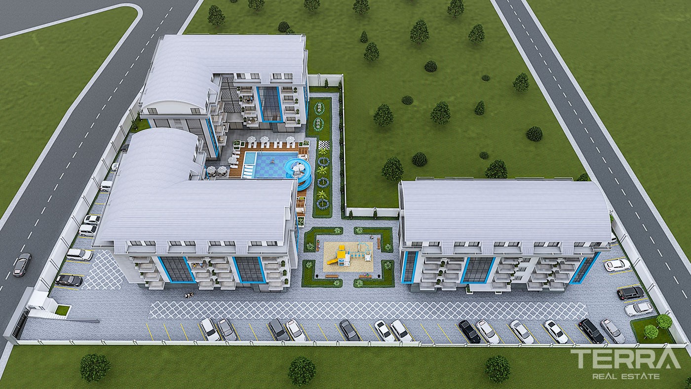New Apartments with Rich Social Amenities to Buy in Alanya Oba - 45420
