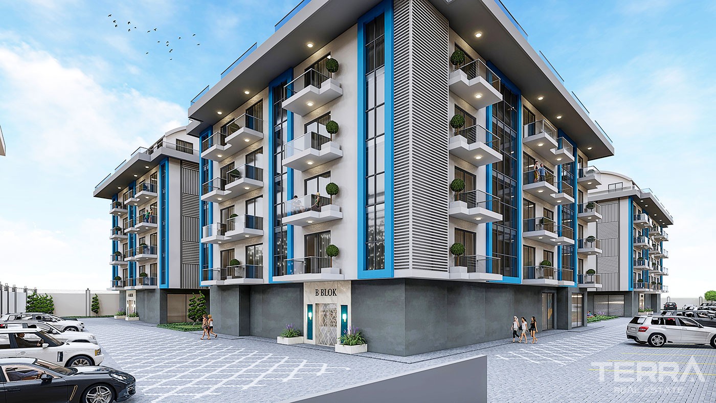 New Apartments with Rich Social Amenities to Buy in Alanya Oba - 45422