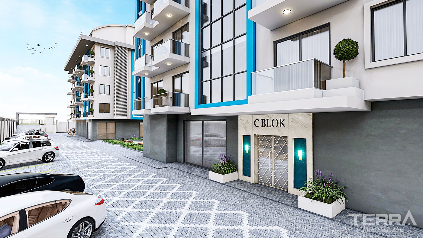 New Apartments with Rich Social Amenities to Buy in Alanya Oba - 45426