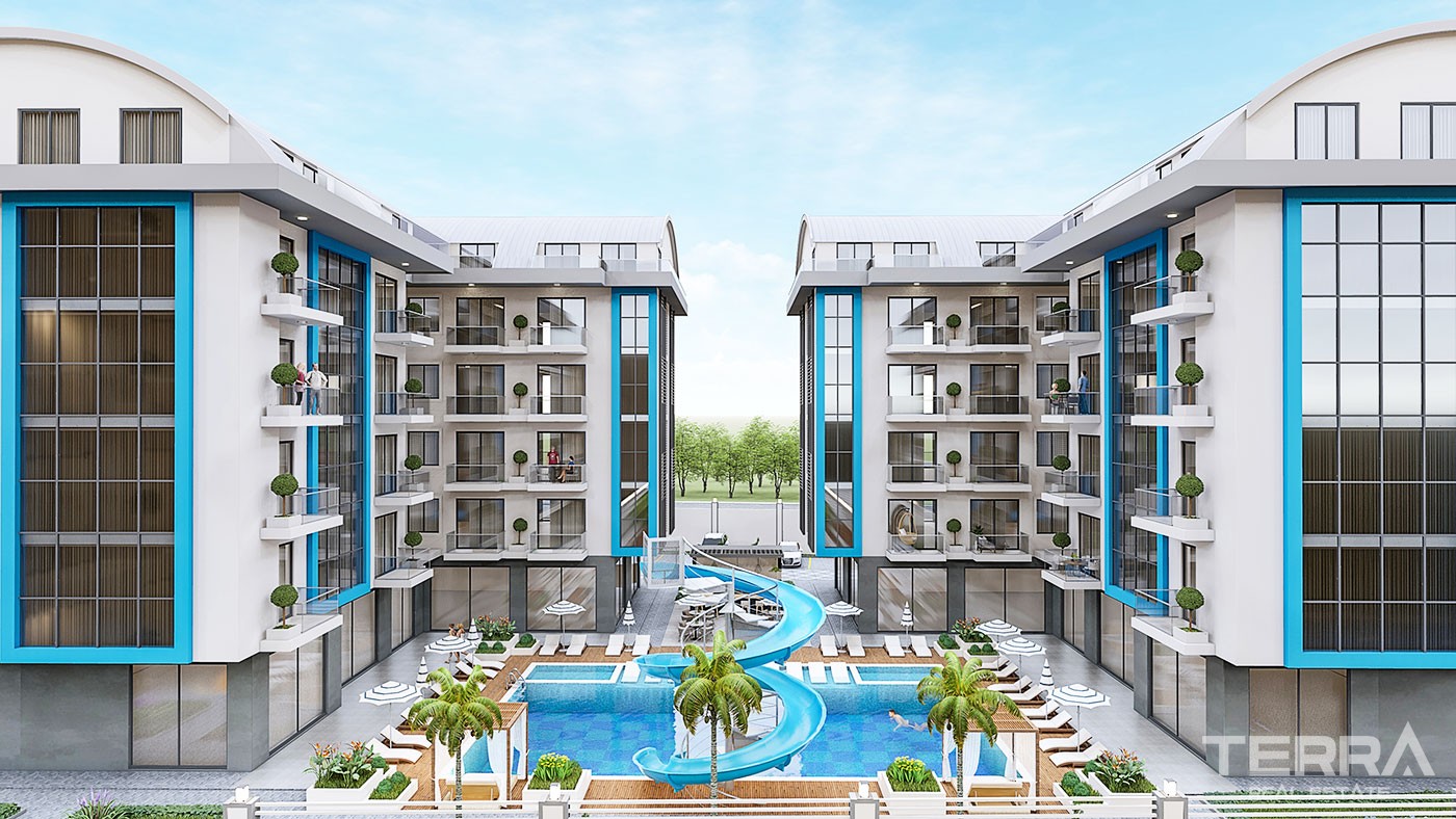 New Apartments with Rich Social Amenities to Buy in Alanya Oba - 45427