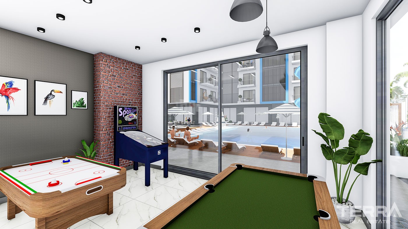 New Apartments with Rich Social Amenities to Buy in Alanya Oba - 45431