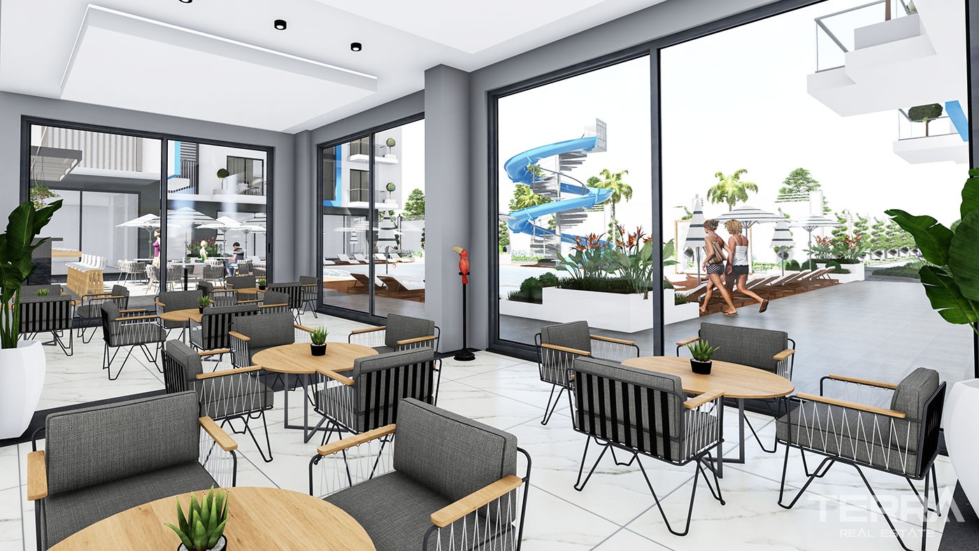New Apartments with Rich Social Amenities to Buy in Alanya Oba - 45432
