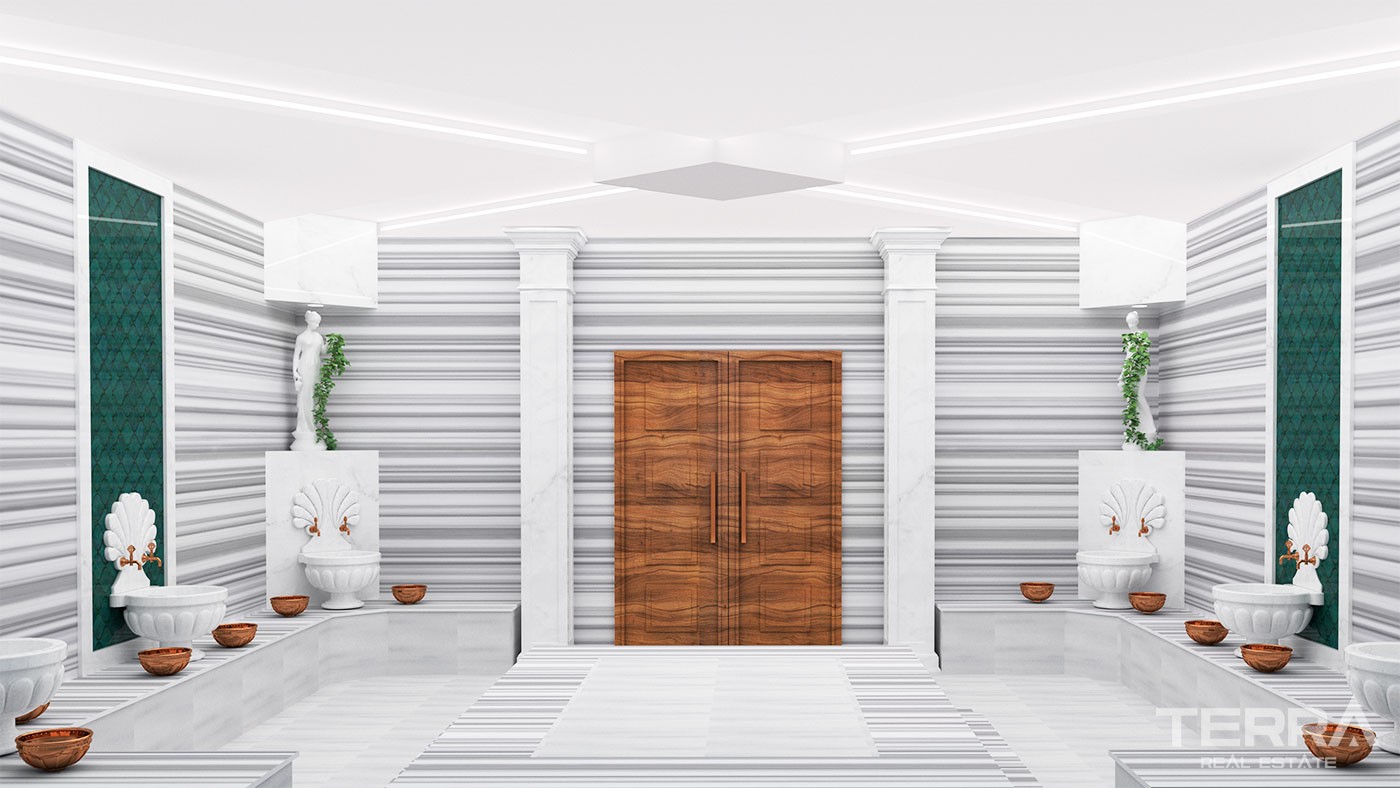 New Apartments with Rich Social Amenities to Buy in Alanya Oba - 45434