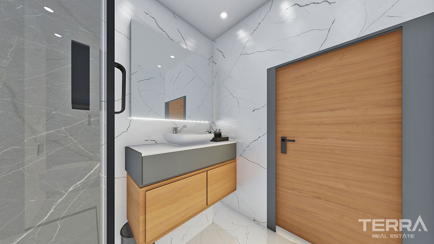 New Apartments with Rich Social Amenities to Buy in Alanya Oba - 45457