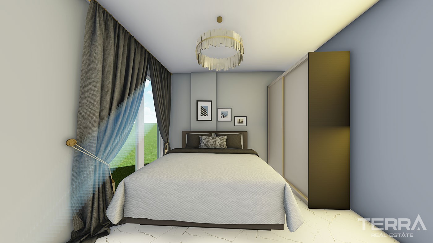 New Apartments with Rich Social Amenities to Buy in Alanya Oba - 45463