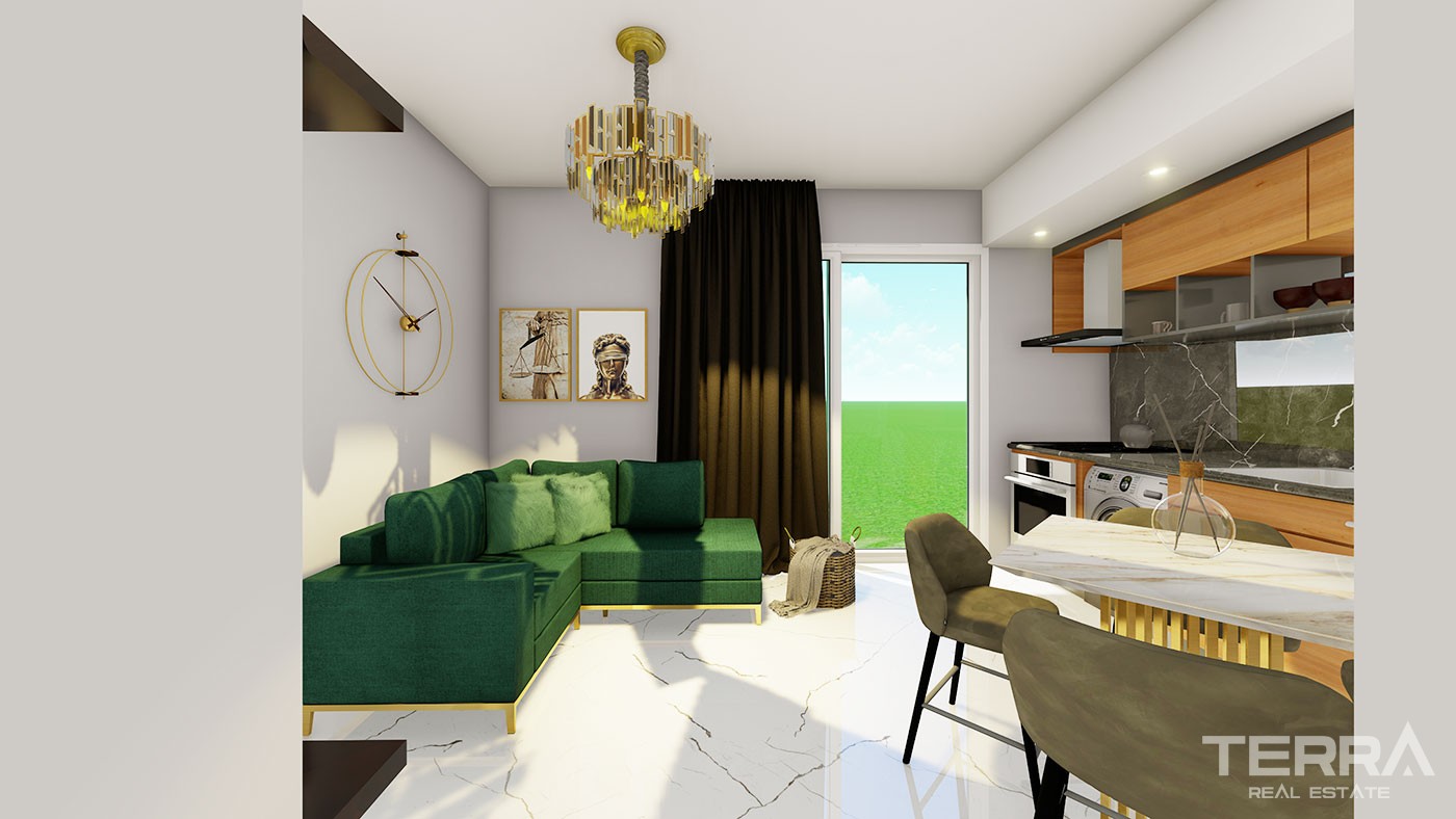 New Apartments with Rich Social Amenities to Buy in Alanya Oba - 45469