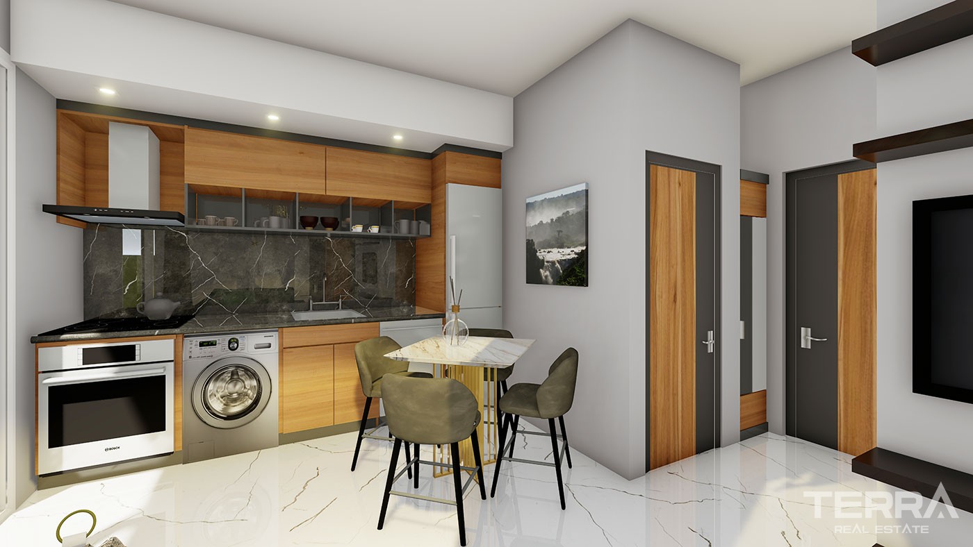 New Apartments with Rich Social Amenities to Buy in Alanya Oba - 45470