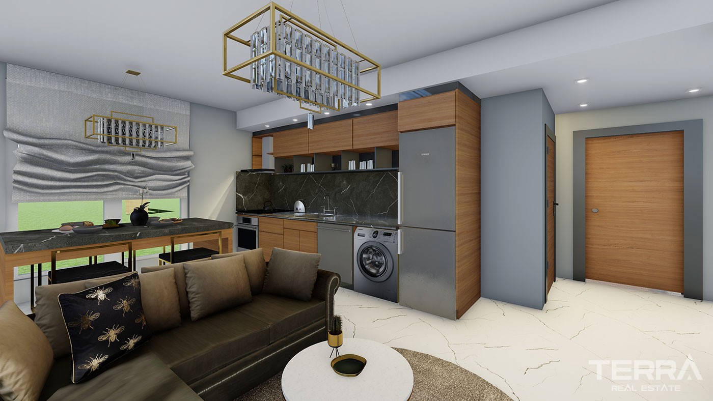 New Apartments with Rich Social Amenities to Buy in Alanya Oba - 45475
