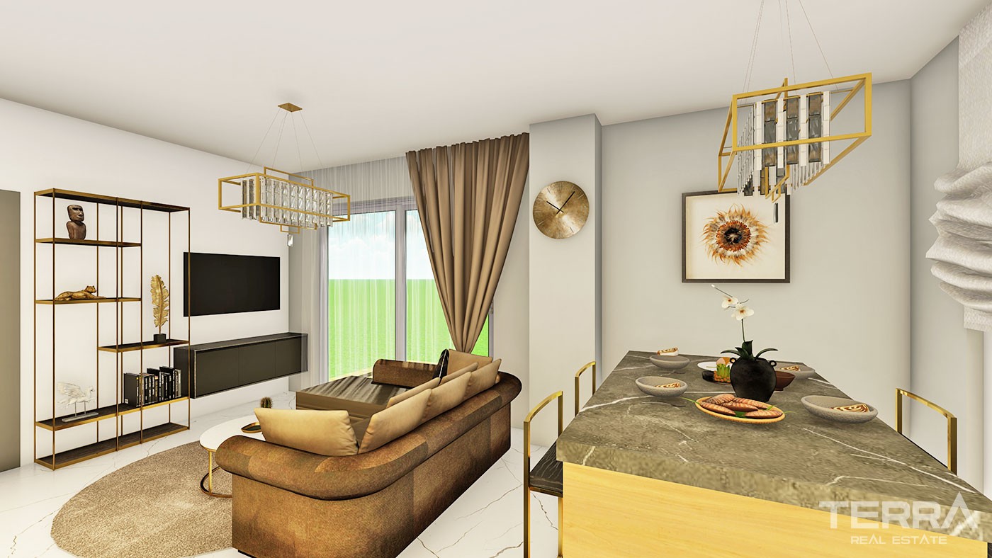 New Apartments with Rich Social Amenities to Buy in Alanya Oba - 45477