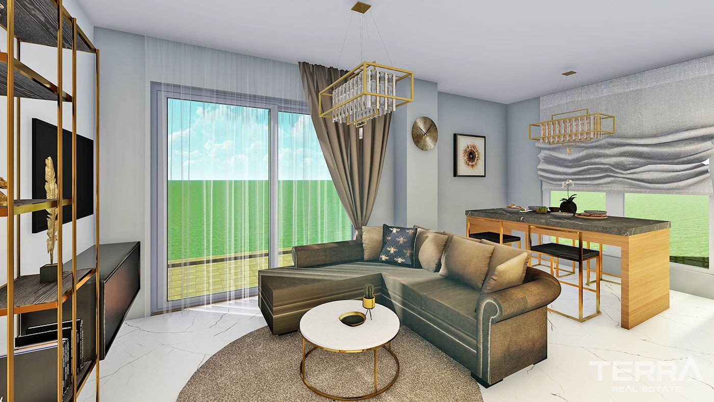 New Apartments with Rich Social Amenities to Buy in Alanya Oba - 45478