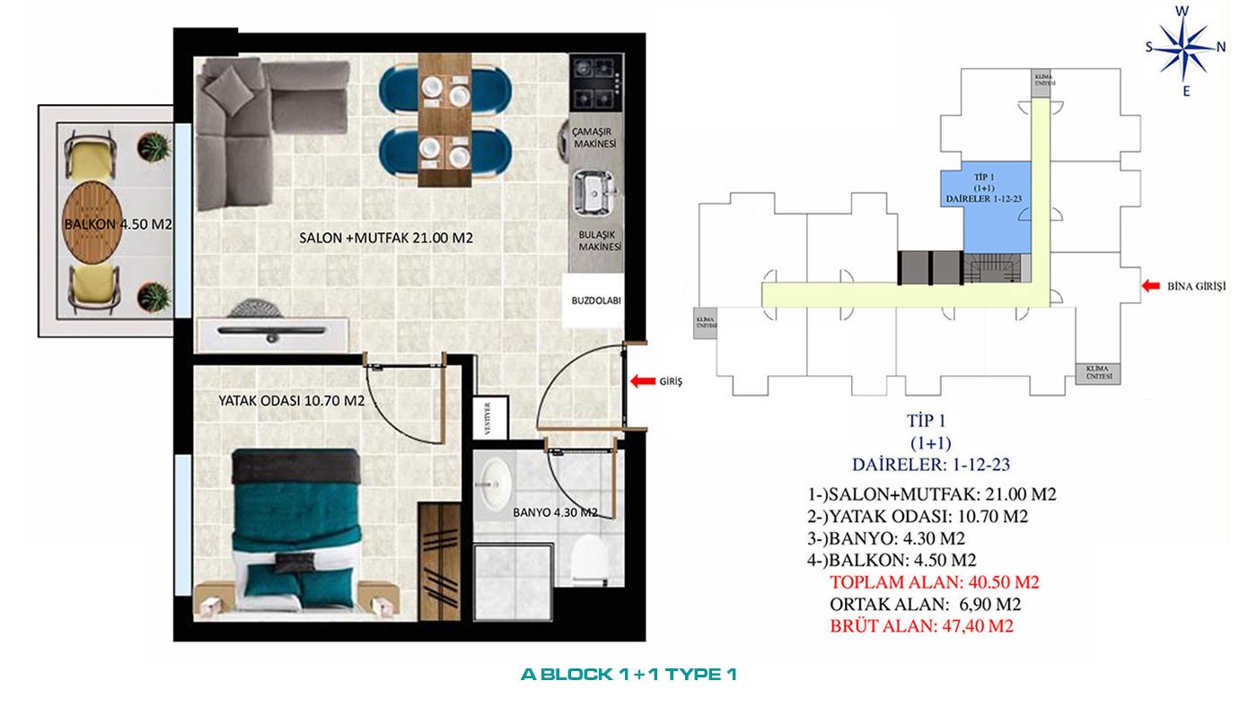 New Apartments with Rich Social Amenities to Buy in Alanya Oba - 45532